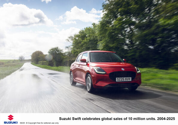 Suzuki Swift celebrates global sales of 10 million units. 2004-2025