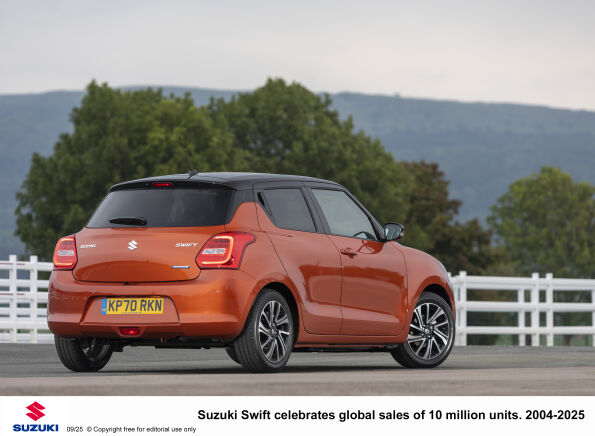 Suzuki Swift celebrates global sales of 10 million units. 2004-2025