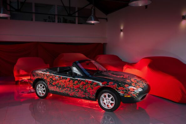 Mazda Wraps a 1995 MX-5 in Poppies for the 2026 Race of Remembrance