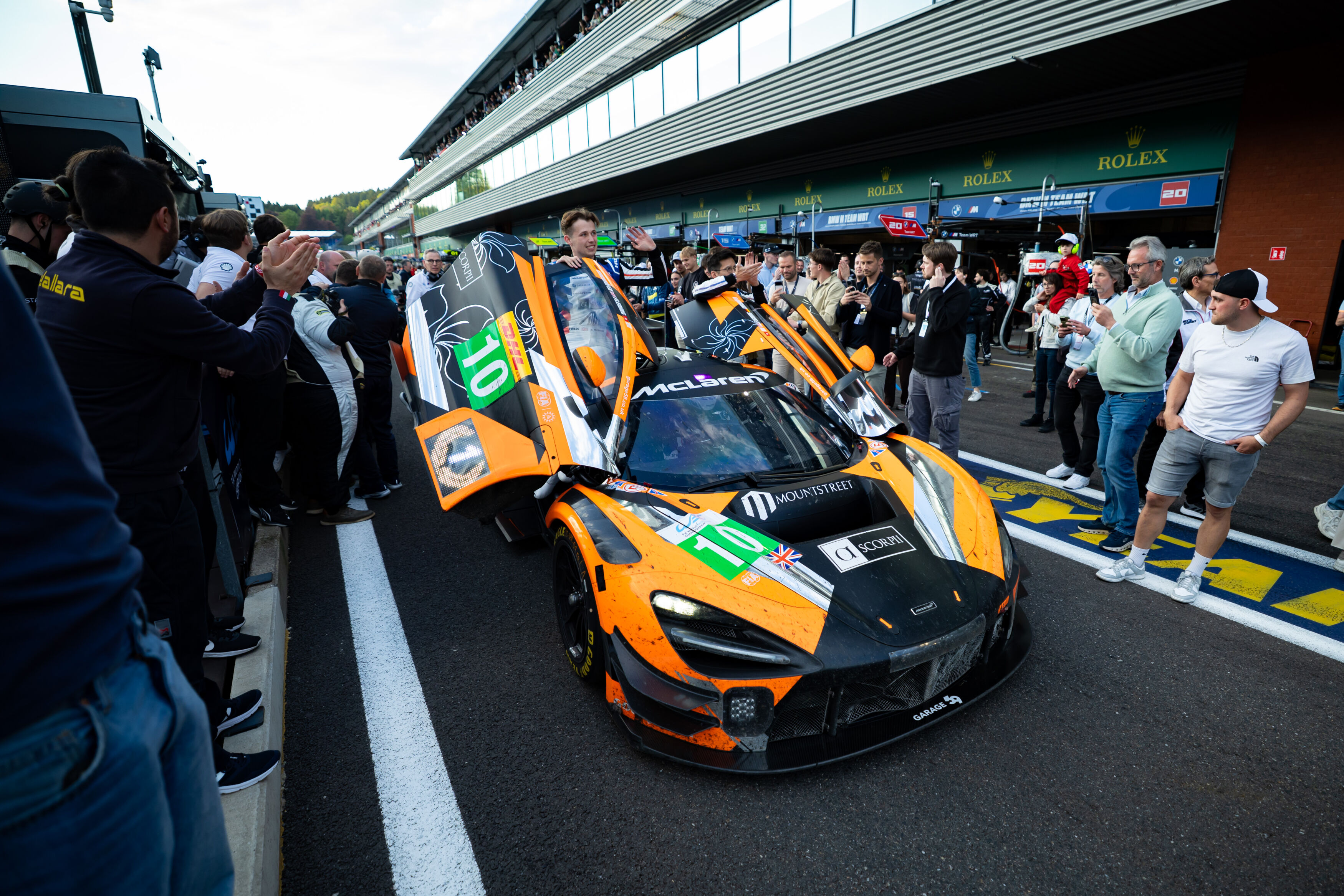 McLaren and Garage 59 celebrate World Endurance Championship success at Spa-Francorchamps